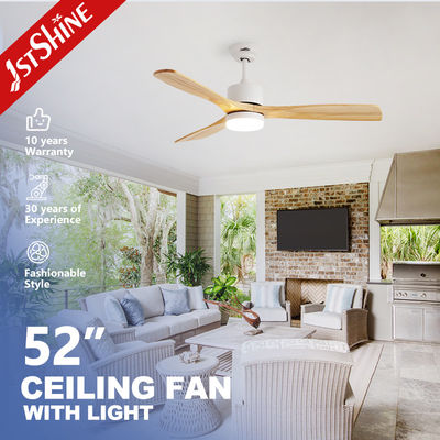 3 pale di legno ventilatore di soffitto con lampada decorativa interna Rumore inferiore