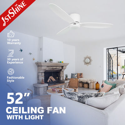 ETL Certified 1stshine Ceiling Fan Flush montato sul soffitto o tipo di soffitto con luce LED e 2-