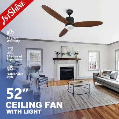 220V/50Hz Voltaggio di ingresso Ventilatore di soffitto da 52 pollici con sorgente luminosa a LED e telecomando