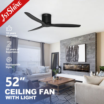 1stshine Ventilatore di soffitto Design semplice Motore AC bianco 3 velocità Remote Control Convenienza