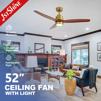 10- 1stshine LED soffitto ventilatore con oro di lusso legno massello e regolabile illuminazione a LED