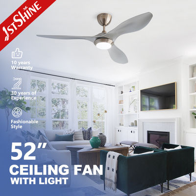 Elegante design argento ventilatore di soffitto da 52 pollici con controllo remoto a 6 velocità