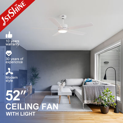 Buon prezzo Modern White Ceiling Fan With Light For Living Room ABS blade in linea