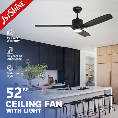 Buon prezzo Ventilatore da soffitto con pale in legno DC 220V vintage, a risparmio energetico e a bassa rumorosità in linea
