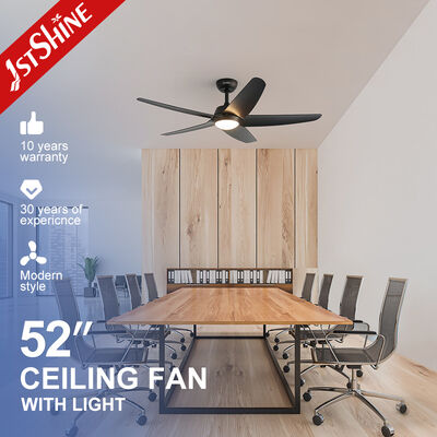 Buon prezzo 4000K Temperatura del colore 5 lame Design ventilatore di soffitto con silenzioso motore DC di rame puro In linea