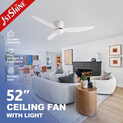Buon prezzo Ventilatore di soffitto da 52 pollici con luce con motore a corrente continua efficiente per interni moderni In linea